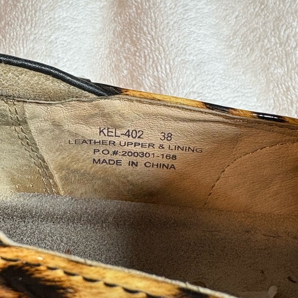 Alegria Keli Leopard Print Patent Slip-On Comfort Shoes | Women’s 38 (8–8.5) - Picture 14 of 15